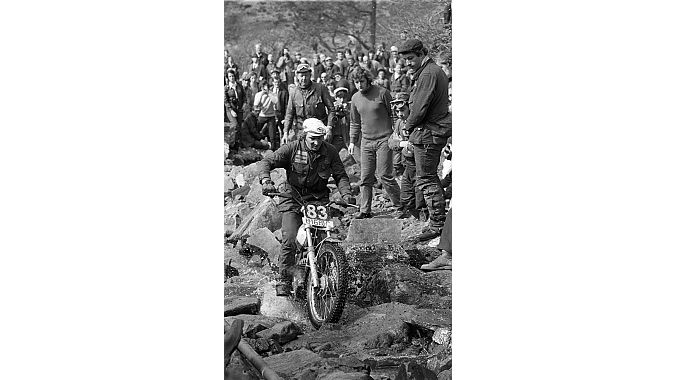 Mick Andrews. 1971 trials World Champion. (Image – Eric Kitchen)