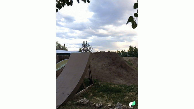 Many PressCamp attendees rode over the mountain to a cookout at the home (and pump track) of pro rider Eric Porter on Wednesday.