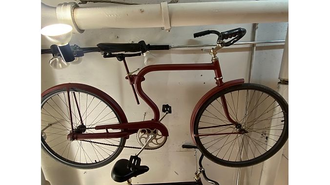 American-made World War II prototype bike.