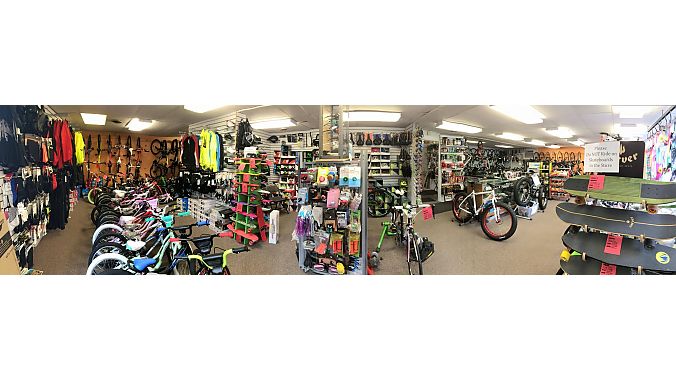 Salem Cycle is 2,000 square feet.