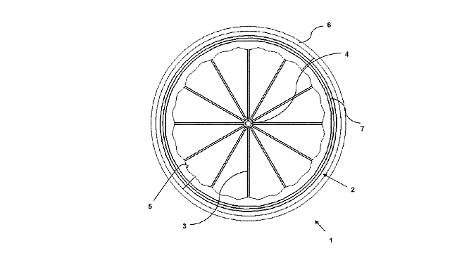 A drawing from the Katsanis patent that has been assigned to SRAM.