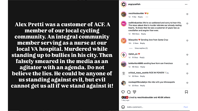 Screenshot of Angry Catfish Instagram post.