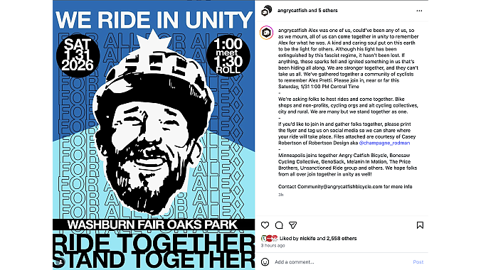 Screenshot of Angry Catfish Instagram post.