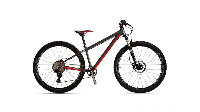 The Creig Pro Series mountain bike with Rock Shox.