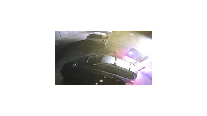 A neighbor's surveillance camera showed the thieves' vehicles.