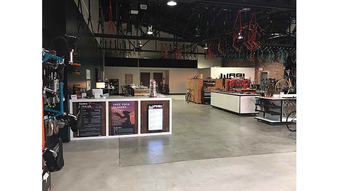 Wabi Cycles is located in the Brady Arts District in downtown Tulsa in a renovated 100-year old warehouse. 