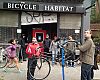 New York's Bicycle Habitat operated without power after Sandy.