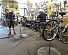 The Bike Shop, founded as a hardware store in the Coast to Coast chain in 1954, switched to selling bikes exclusively in 1994. The full-line shop prides itself on providing same-day or next-day service, so it keeps a deep stock of parts and takes advantage of one-day shipping from QBP's and J&B Importers' distribution centers in Denver.