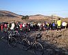 Friends and family recalled Robinson at a mid-ride memorial.