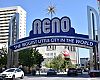 The famed sign on Virginia Street in downtown Reno. Most hotel casinos are clustered downtown. Many have undergone extensive renovations, though you won’t be able to tell from their original exteriors.