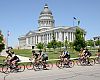 Our route brought us past the state capitol building.