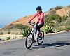 Lisa Rinna tests an e-bike. Photo: Gary Newkirk
