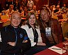 From left: Giant Global’s Tony Lo and Giant USA’s Elysa Walk and John “JT” Thompson take a break between presentations at the Bicycle Leadership Conference.