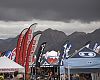Dark skies and scattered showers made for an unusually cool opening day of OutDoor Demo.