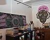 Fast Folks’ café serves coffee and mostly vegetarian and vegan fare—including vegan ice cream. It has also has décor created by local artists, whose work can be found throughout the shop.