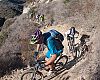 Trials and mountain bike legend Hans Rey escorts Crankbrothers employees and a handful of cycling journalists on a ride to test out new product in the company’s Laguna Beach back yard.