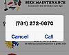 The "Bike Line" link brings up Cycle Loft's phone number.