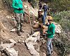 Volunteers with the Mount Wilson Bicycling Association led monthly trail work days.