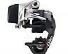 Red eTap rear derailleur with battery pack