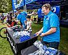 Longtime sponsor Shimano sets up a booth in the OTH expo during the 12-week race series.
