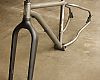 Standard Fat titanium fat bike frame with carbon fork