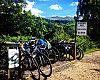 We took over the bike parking spots at Glenlyon Shop.