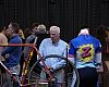 Rep. Thompson examines LeMond's Raleigh Ti. Courtesy of PeopleForBikes
