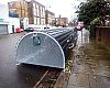 This CycleHoop Shelter is located in London.