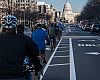 Twenty riders toured DC's green lanes on Monday. Photos courtesy Bikes Belong