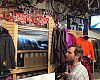 At Alpine Hut, owner Kyle Fisher has the difficult task of maintaining a ski and bike shop virtually year round in a small space. One trick? Fisher built this ski boot storage area hidden behind a clothes display.
