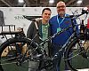 Don Walker with Tim O'Donnell of Shamrock Cycles, who won the NAHBS award for Best City-Utility Bike with this beauty. 