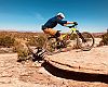 REEB Cycles' Jeff Lenosky demonstrating "The Punch" during an Outerbike group ride.