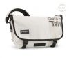 The Timbuk2 TerraCycle Upcycled Messenger Bag is made with used US Postal bag material. The Timbuk2 TerraCycle Upcycled Messenger Bag is made with used US Postal bag material.