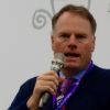 Burke speaking at Velo-city Global in Taipei on Monday. Burke speaking at Velo-city Global in Taipei on Monday.