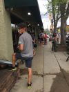 Customers wait outside University Bicycles in Boulder this week. Customers wait outside University Bicycles in Boulder this week.