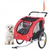 Aosom's Elite II pet bike trailer and jog stroller. Aosom's Elite II pet bike trailer and jog stroller.