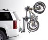 The Hang5 in the up position with bikes attached. The Hang5 in the up position with bikes attached.