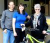 Chris and Cindy Cocalis with Beverly Barr (right).