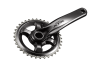 The new single chainring M9000 crank. The new single chainring M9000 crank.