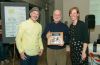 Fred Boykin (center) was recognized for his commitment to bicycle advocacy.