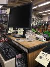 A cash register at Bicycle Way of Life in Eugene, Oregon, in January. The cash register at Bicycle Way of Life in Eugene this week.