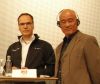 Mathias Seidler (left) and Tony Lo at the presentation Tuesday. BRAIN photo. Mathias Seidler (left) and Tony Lo at the presentation Tuesday. BRAIN photo.