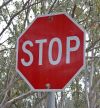 Stop means stop. 