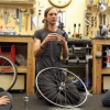 Jackie Mautner teaching a class at Portland's Community Cycling Center.