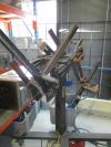 This frame jig is among the equipment to be auctioned. This frame jig is among the equipment to be auctioned.