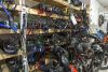 Chinatown shop with a wall of lithium-ion batteries being charged. Chinatown shop with a wall of lithium-ion batteries being charged.