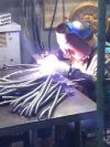 A framemaker at the KHS Bike factory in Taiwan. 