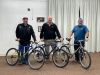 From left, Michael Roberts of Epic Cycles, Allan Hightower, and Kent Cranford. From left, Michael Roberts of Epic Cycles, Allan Hightower, and Kent Cranford.