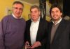 (l to r): Celestino Vercelli, Eddy Merckx, Edoardo Vercelli.