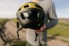 The aftermarket Tocsen sensor mounted to a bike helmet. The aftermarket Tocsen sensor mounted to a bike helmet.